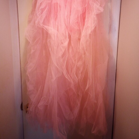 Main Strip M pink tulle ruffle confetti skirt maxi NWT - Picture 5 of 8